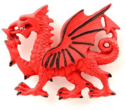 Puckator Welsh Dragon - Fridge Magnets - Fantasy Decorative Home Accessories - Strong Magnet - Brittish gifts - Magnetic Toys - Office Supplies - Whiteboard Magnets