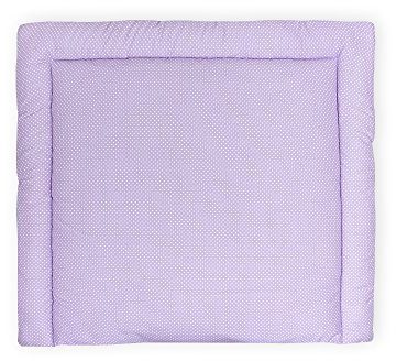 KraftKids LWP112-60 Wickelauflage in weiße Punkte auf Lila, Wickelunterlage 60x70 cm (BxT), Wickelkissen, mehrfarbig, 640 g