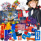 Learn & Climb Mega Magic Kit für Kinder – Führen Sie 100 der spannendsten Tricks von heute aus – Zauberer-Set mit Tutorialvideos für Kinder im Alter von 6, 7, 8, 9, 10, 11, 12 Jahren