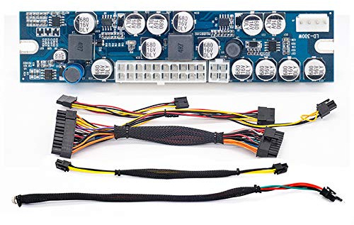 RGEEK 1106 DC a DC ATX PSU 12V 300W Pico ATX Switch PSU 24pin Mini ITX PC Power Supply for Computer Unidad de Fuente de alimentación