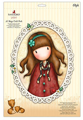Santoro Gorjuss GOR 160125 Gorjuss Scrapbooking-Papiere, Multi, A3