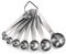 Cucharas medidoras Juego de 8: U-Taste Juego de Cucharas Medidoras de Acero Inoxidable 18/8 (1/8 tsp, 1/4 tsp, 1/3 tsp, 1/2 tsp, 3/4 tsp, 1 tsp, 1/2 tbsp & 1 tbsp) para Ingredientes Secos y Líquidos