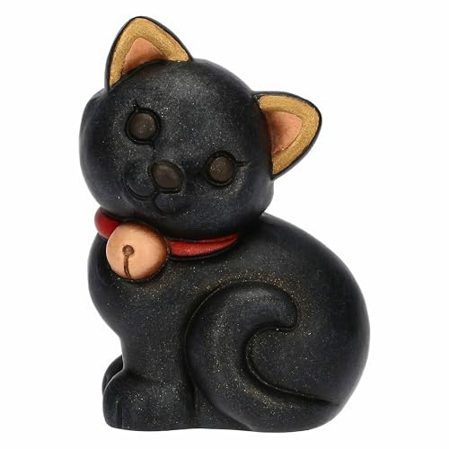 Mini gatto Cloe in ceramica - Ceramica - 4,3x3,7x5,9 cm