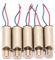 Fafeicy 15 pièces Moteur de vibration, Micro Moteur, 6 mm x 14 mm, 3 V 7500rpm/ min micro motor, moteur vibrant Micro sans noyau pour jouet de bracelet intelligent, Moteur Dédié