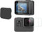FANZR Tempered Glass Screen Protector + Lens Cap Cover Compatible for Gopro Hero 7 (Black Only) / Hero 6 / Hero 5 Action Camera (5 Pack)