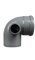 110mm Soil Pipe Elbow Bend 90° Socket, 50 mm Left Side Inlet, Waste Grey Spigot PVC Fitting