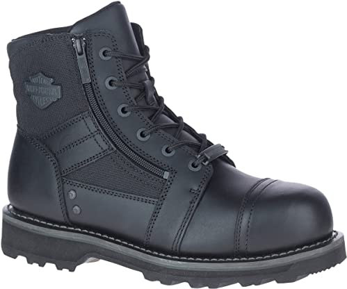 Harley-Davidson Bonham Ct - Stivali da moto da uomo, nero, 42 EU