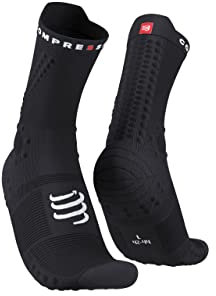 COMPRESSPORT Unisex Pro Racing V4.0 Trail Socken, Schwarz, L