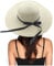 Eight Space Damen Strohhut, Klappbarer für Damen, Sonnenhut Strand Breite Krempe UV Schutz Floppy Faltbare Packable Große breite Krempe Cap Strandhut (Beige)