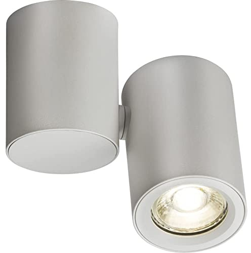 Knightsbridge Dee Single Surface Adjustable White Spotlight