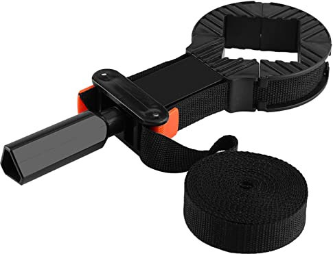 VIFERR Band Strap Clamp, Adjustable Corner Band Clamps 4 Jaws Picture Frame Holder Band Clamp Woodworking Tool for Picture Frame Drawer