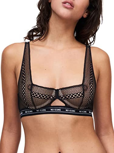 Chantelle No Icons Underwired Bra Black Black 34DD