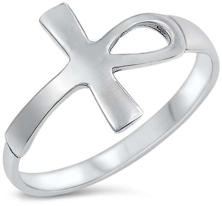Joyara Sterling Silber 925 Ankh Ring