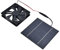 Ventilador de Escape con Energía Solar 12V 10W Kit de Ventilador de Panel Solar Ventiladores Duales Kit de Ventilador de Panel Solar a Prueba de Agua