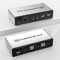 DisplayPort Dual Monitor KVM Switch for 2 Computers 4K@60Hz Extended Display 2 Ports KVM Switch 2 Monitore 2 Computer mit Audio Mikrofon Ausgang und 3 USB 2.0 Ports, PC Monitor KVM Switcher