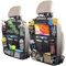 Movstriker 2 Pack Car Organiser for Kids - Back Seat Protector with 9 Storage Pockets, Including 11 Inch Car Ipad Holder