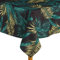 ESSEX - Tischdecke Leaves, 110 x 160 cm, Tischtuch, 100% Polyester, Abwaschbar, Blätter - Schwarz