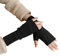 Fingerlose Handschuhe Warm Winterhandschuhe Damen Kurze Armstulpen Pulswärmer Handgelenkwärmer Unisex Fleece Handschuhe Plüsch Stulpen Handgelenk Arm Handwärmer Wollenhandschuhe für Schreiben Outdoor