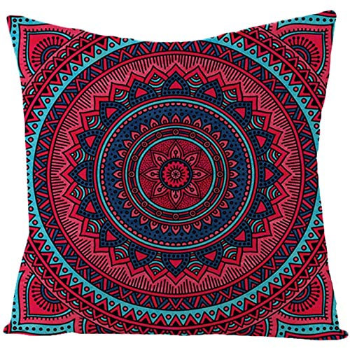 CEVAN Leinen Kissenbezüge Orientalisch Kissenhülle Strick Kissenbezüge Wasserdicht Kissenbezug Dekokissen Kissenbezüge Sofa Dekor 50x50 cm