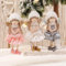 FZQBEY 3 Stück Weihnachtsengel Weihnachtsbaum Anhänger Christbaumschmuck, Plüsch Weihnachtsdeko Engel, Weihnachtsbaum Deko, Weihnachtsbaumschmuck, Christmas Decorations, Weihnachtsdeko (02)