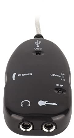 BROLEO Conexión de guitarra USB, cable conector USB para guitarra compacta pequeña para ordenador
