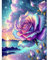 Diamond Painting Set für Erwachsene-Blume Diamond Painting Kits,5D Rose Diamant Malerei Set,DIY Diamantmalerei Basteln Bilder Arts als Geschenk für Home Wand Décor 30x40cm