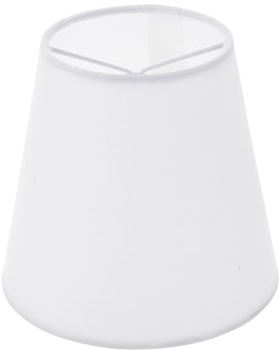 HOMSFOU Abat-jour Clip Sur Ampoule Tissu et Fer pour Lampes de Table et Lampadaires Éclairage Chaud pour Cuisine Chambre Salon et Salle de Bain