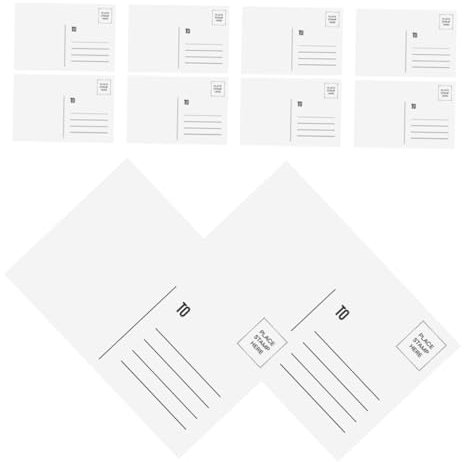 GRIRIW 10stücke Beschreibbare Blanko-postkarten Für Grüße Diy-karten Zum Ausdruck Von Liebe Und Unterstützung Leere Karten Zum Versenden