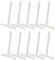 EPLZON 10 Pezzi Maxi Molla di Sospensione tapparelle Fissaggio tapparelle Accessori per il set di Corde per Tapparelle molla con coda di rondine(150x190mm,Bianco)
