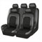 FSHWQR Leder Auto Sitzbezüge Set für BMW 3er E46 E90 E21 E30 E36 E91 E92 E93 3 Touring 2000-2024, Grau