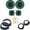 IPNOSIS Kit 4 Casse IP-01165 + IP-01100 per Fiat Bravo dal 2007 in poi con 2 Supporti Anteriori, 2 Supporti Posteriori e 4 Connettori