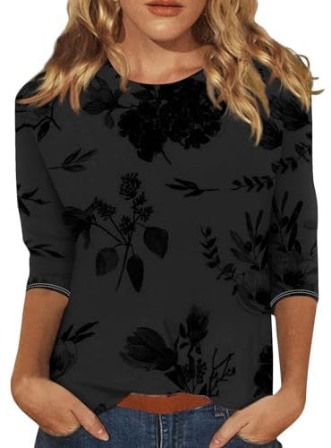 Pullover Damen Pailletten Oberteil Damen Langarmshirt Damen Weihnachtsshirt Damen Damen Shirt T-Shirt 3/4 Arm Shirt Damen Unterhemden Damen Damen Shirt 3/4 Arm Basic Langarmshirt Damen
