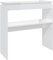 SXJEQOC Kleiner Beistelltisch Beistelltisch Schmal Bartisch Coffee Table - Konsolentisch Hochglanz-Weiß 80x30x80 cm Holzwerkstoff für Küche Vorzimmer Wohnzimmer Flur