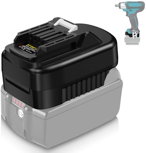 Adaptateur de batterie pour Milwaukee 18 V et pour batterie lithium-ion DeWalt 20 V vers outils électriques Makita 12 V