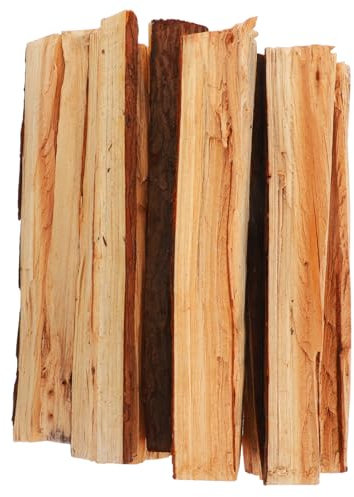 OUNONA 10 Stück Echte Gespaltene Holzzweige Kaminholzscheite Holzdeko Für Innenbereich Gemütliche Kamin Dekoration Vielseitig Dekorativ