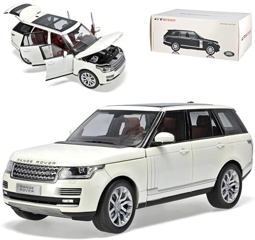 Welly Land R*o*v*e*r Range R*o*v*e*r MKIV Weiss SUV Ab 2012 1/18 GTA Modell Auto