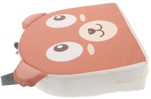 WEKAMOS Tragbarer Hochstuhl Booster mit Atmungsaktivem Sitzkissen und Dickem Pu Leder für Kleinkinder und Grundschulkinder als Babystuhl zum Essen Zuhause
