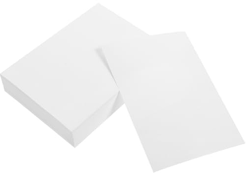 Selbstklebendes Glänzendes Fotopapier 100 Blatt Weiß für Fotodrucker | Papieroberfläche mit Hochglanz, Starke Tintenaufnahme, 100 Bögen im Satz
