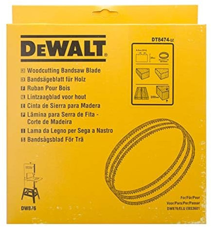 DEWALT DT8474-QZ Lama per sega a nastro - 2215 x 20 x 1.4 mm - ( per legno, taglio veloce su legno spesso. )