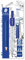 STAEDTLER 550 60 BK Schulzirkel mit Universaladapter, Minendose und zusätzlichen kleinen Bleistift auf Blisterkarte, blau/silber