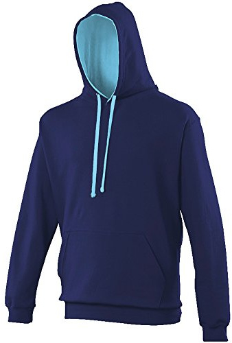 AWDis Men's Varsity Hoodie Hooded Sweatshirt