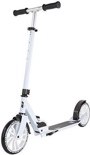 STIGA Tretroller Scooter Route 200-S Premium City-Roller für Erwachsene, Jungen und Mädchen ab 7 Jahre, Höhenverstellbar und Klappbar mit Extra Große Räder – Hellblau