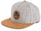 Blackskies® Pathfinder Snapback Cap | Schirm Unisex Premium Baseball Mütze Kappe Basecap Verstellbar One Size - Grau Melliert Beige