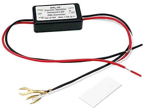 Modengzhe LED Tagfahrlicht Controller DC 9-16V 2A Auto Relais Relais Strahl Auto An/Aus Schalter