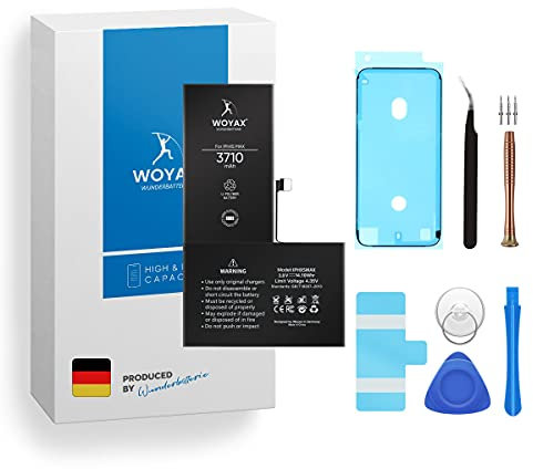 Woyax Wunderbatterie® Akku für iPhone XS Max | 3710mAh hoher Kapazität, Kompatibel mit iPhone XS Max