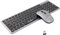 Ovegna K22 : Ensemble Clavier et Souris, sans Fil, Wireless 2.4Ghz, AZERTY, pour PC, Mini PC, Mac, SmartTV, Raspberry, Laptop, Android Box, sous Windows, Linux, MacOS, Android