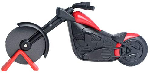 beautyhe Cortador Pizza Cortapizza Bicicleta Pizza de Pizza Cortador Pizza con Cuchillo Ciclo de Pizza Cortador Bicicleta de Pizza Cortador