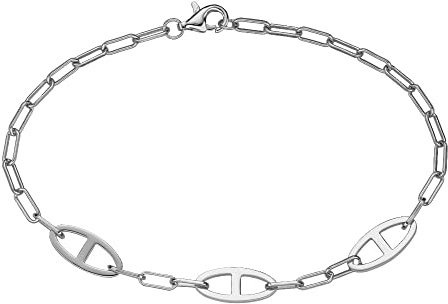 Xenox Damen 925 Sterling Silber Armband in silberfarben - TIMELESS - XS91287