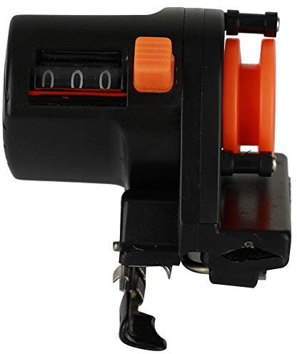 Angelschnur Tiefenzähler, Kunststoff 0-999M Angelschnurzähler Meerwasser Korrosionsschutz für Salzwasser