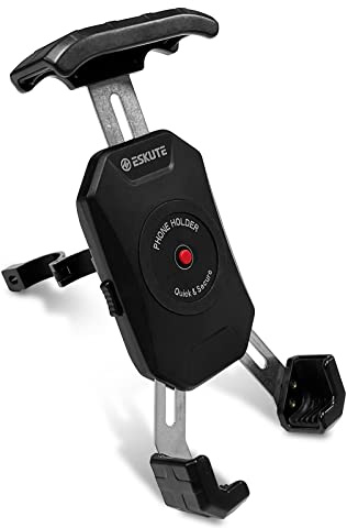 ESKUTE Handyhalterung Fahrrad Wasserdicht Handyhalter Lenker Handy Halterung Passend für 4-7 Zoll Smartphones
